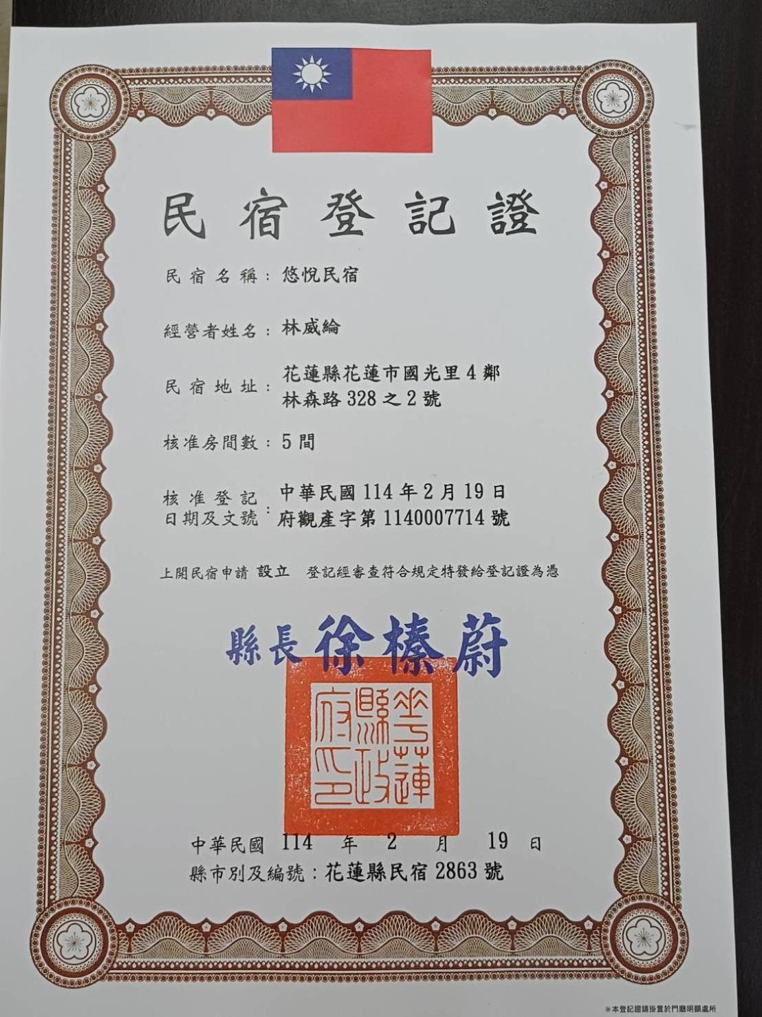 You Yue B&B Hualien Exterior foto